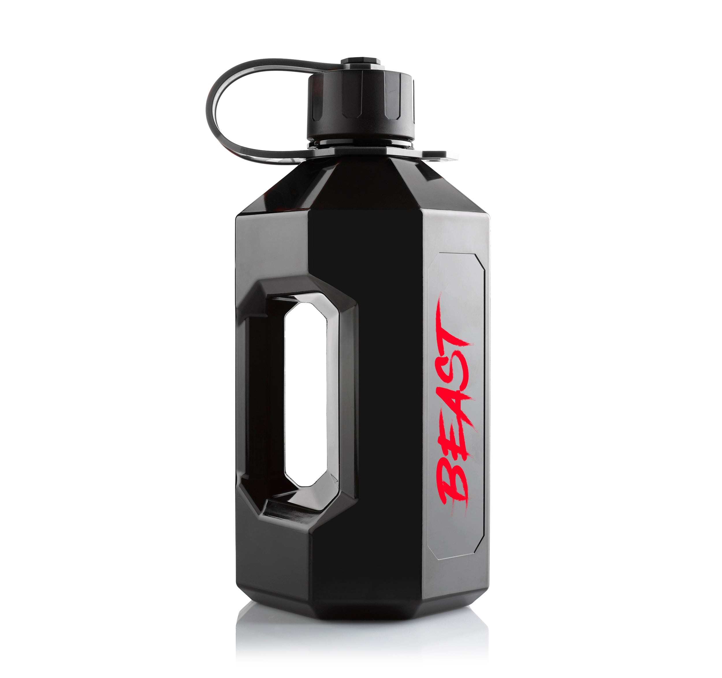 Alpha Bottle XXL - 2400ml Water Jug/Gym Bottle - BPA Free (Smoke Black)